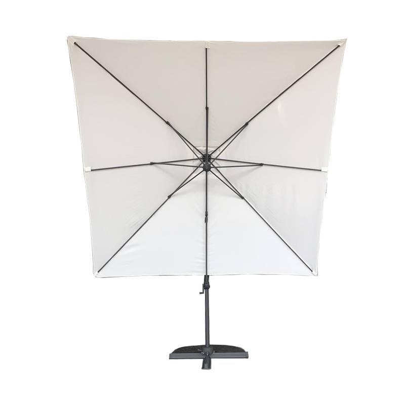 Parasol déporté écru 3x3 m Celestia - Gecko Jardin - Image 6