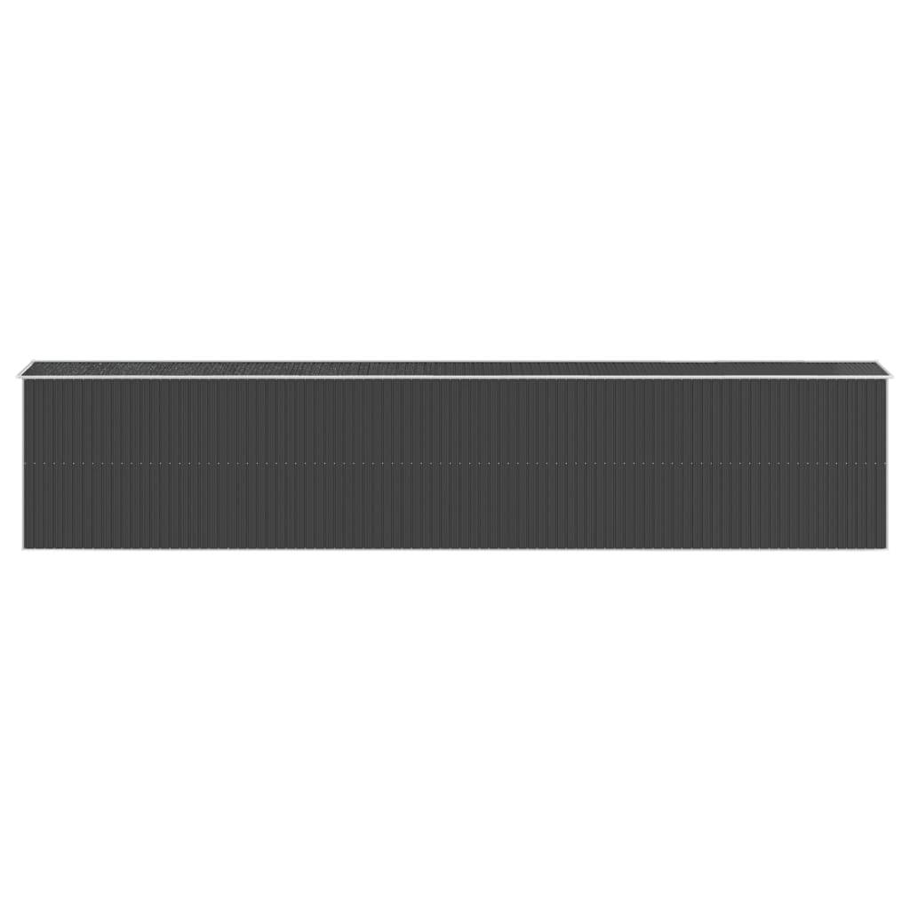 Vidaxl - Abri de jardin Anthracite 192x1021x223 cm Métal galvanisé 19.6m² vidaXL 3147459 - Image 6