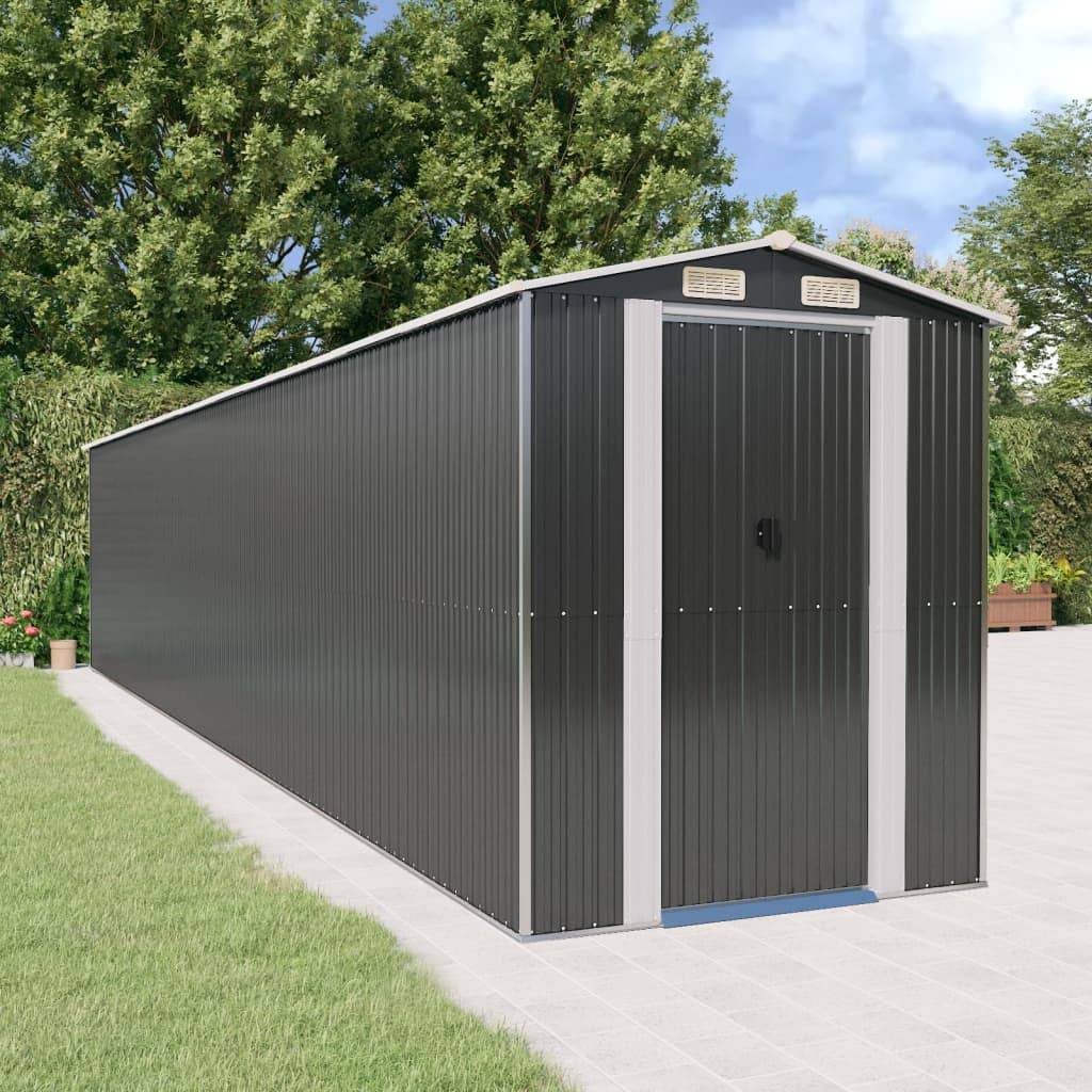 Vidaxl - Abri de jardin Anthracite 192x1021x223 cm Métal galvanisé 19.6m² vidaXL 3147459 - Image 1