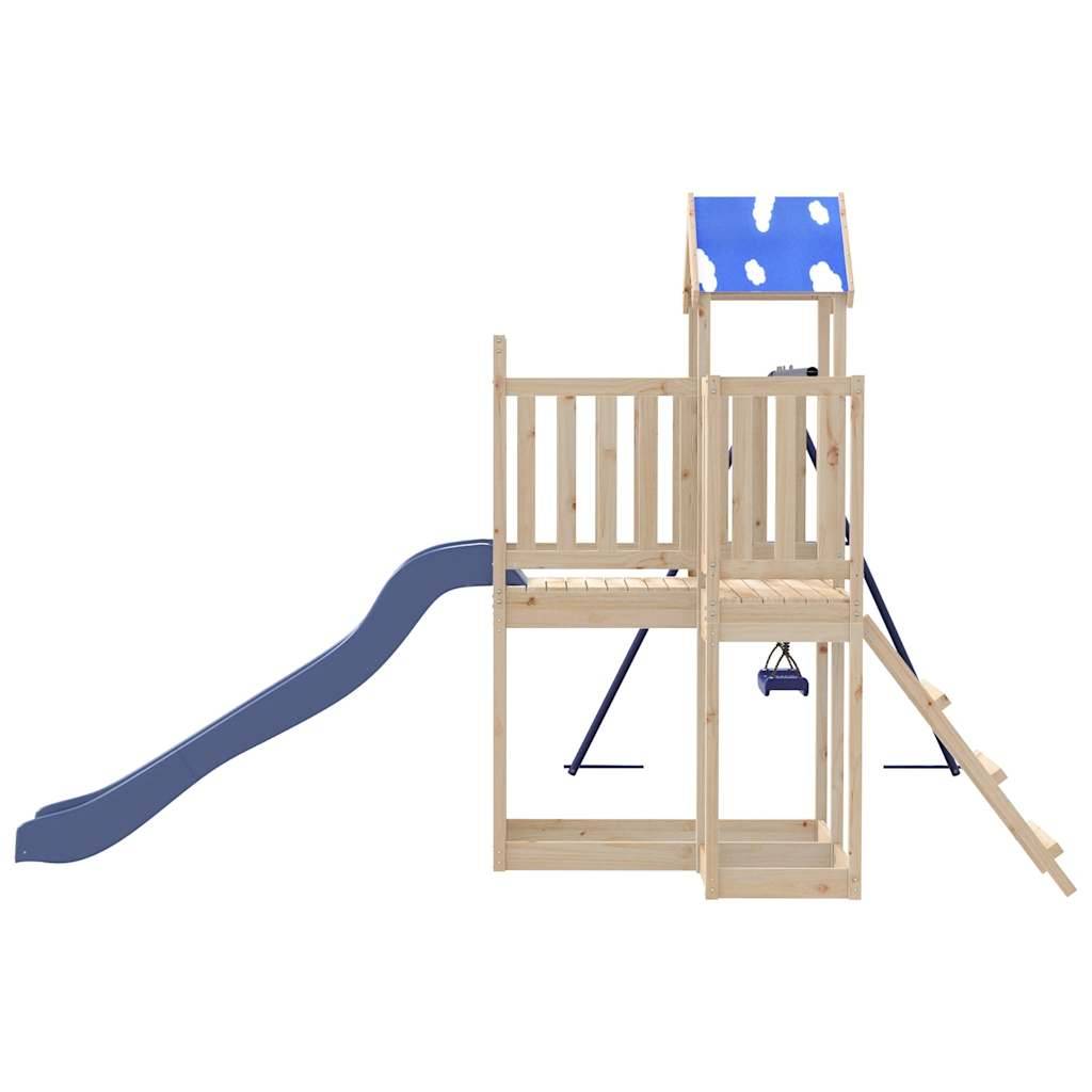 Aire de jeux d'extérieur - Jeu Plein air enfant bois de pin massif-JU1552 - Image 5