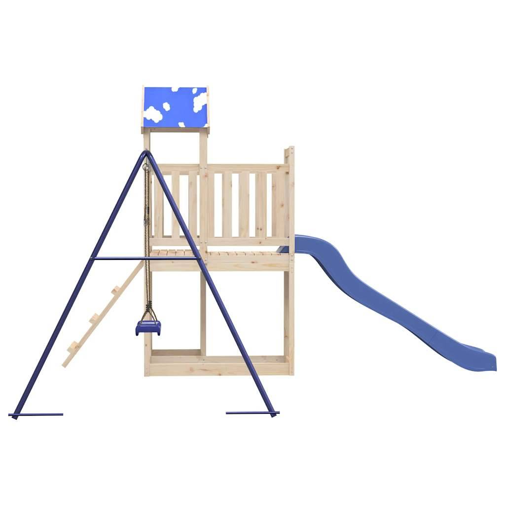 Aire de jeux d'extérieur - Jeu Plein air enfant bois de pin massif-JU1552 - Image 6