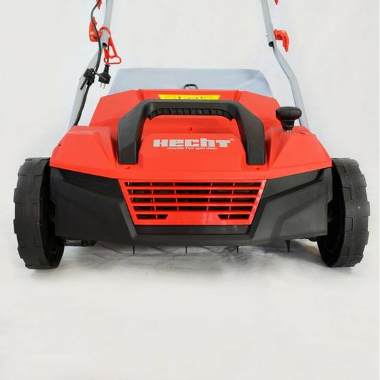 Hecht 1683 Scarificateur aérateur électrique 2en1 1600W 8 couteaux doubles 24griffres avec profondeur réglable - Image 6