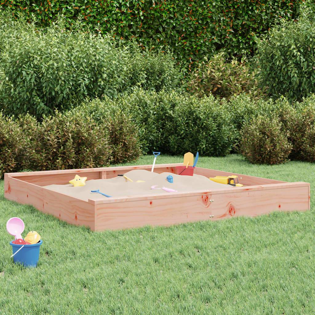 Maison Chic - Bac à sable - Maison de jeu pour enfants avec sièges carré bois massif de douglas-JU12106 - Image 2