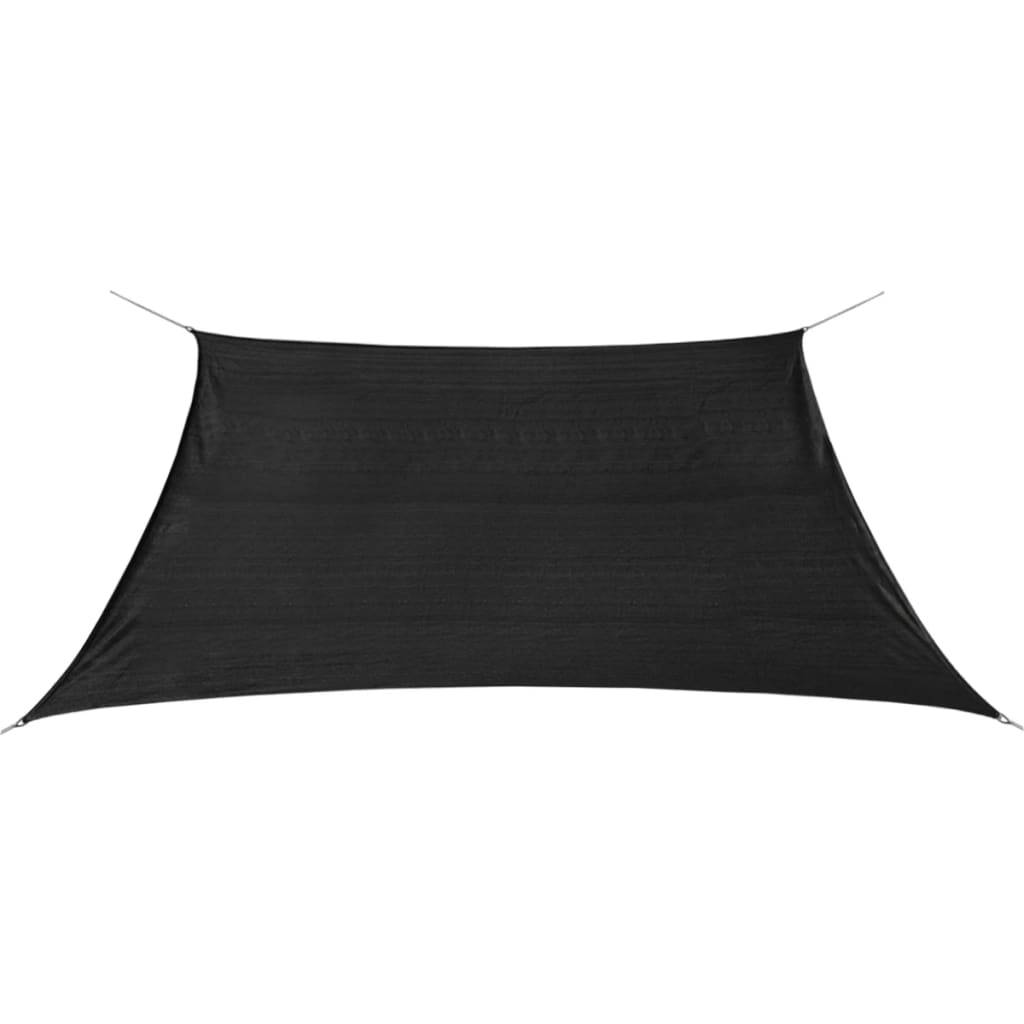 Helloshop26 - Parasol en pehd carré 3,6 x 3,6 m anthracite - Image 1