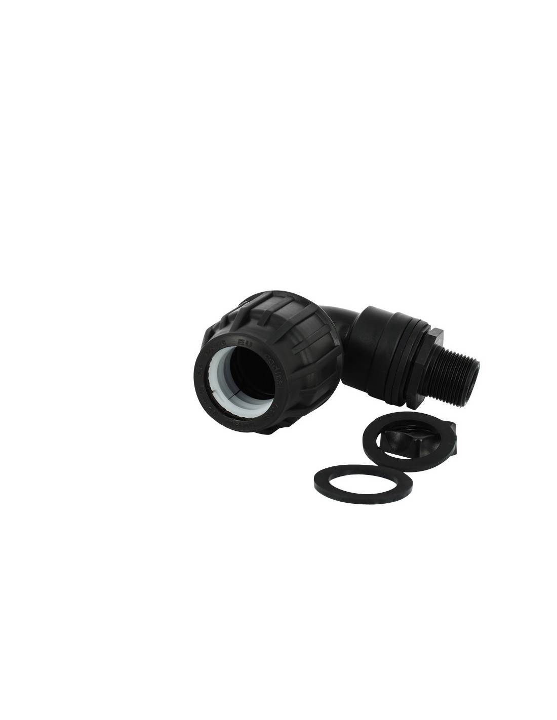 Trop-plein cuve eau 1000L - Coudé pression Diamètre 32 mm - Image 1