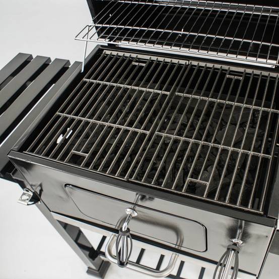 Barbecue à charbon Patton C2 Charcoal Chef 24" - Noir - Image 6