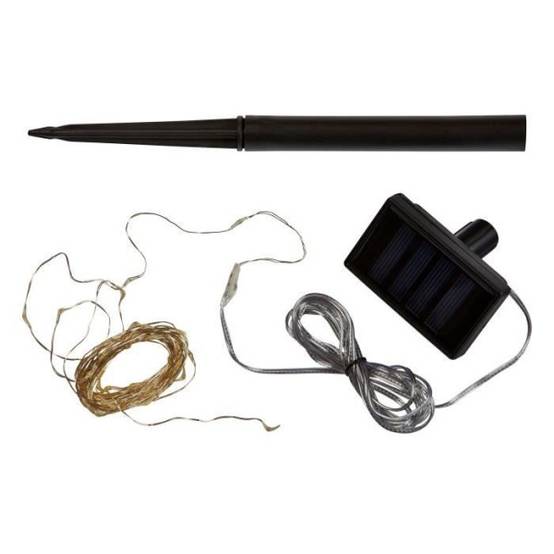 Smart Garden - Guirlande solaire extérieure LUCIOLE 200 leds blanc chaud - SMART GARDEN - 21.9m - Image 2