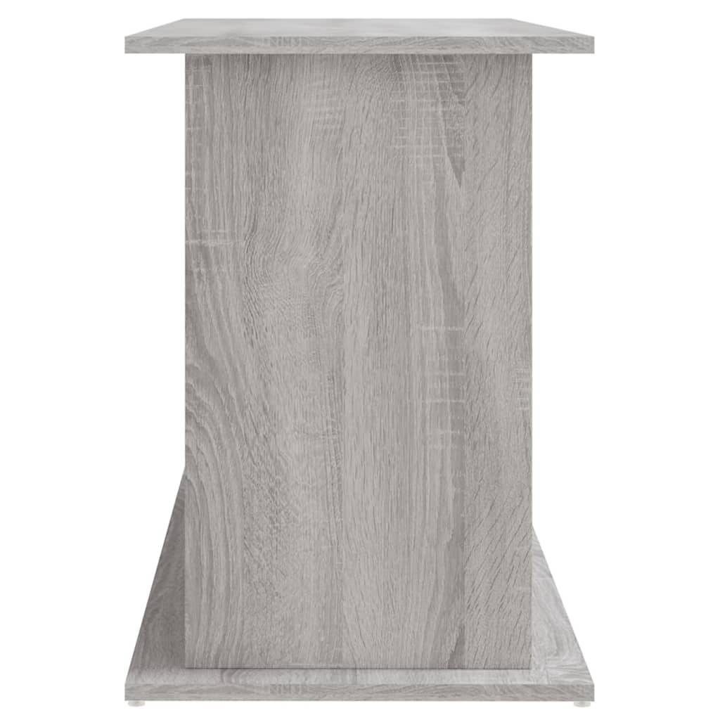 Meuble Aquarium Bois Ingénierie avec Rangement 6 Portes pour Salon Sonoma Gris - ComfortXL Outdoor Living - Image 7