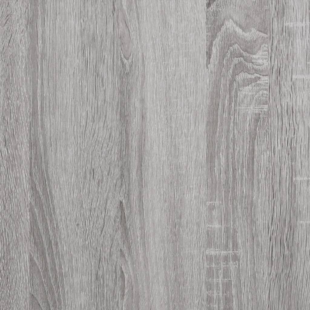 Meuble Aquarium Bois Ingénierie avec Rangement 6 Portes pour Salon Sonoma Gris - ComfortXL Outdoor Living - Image 10