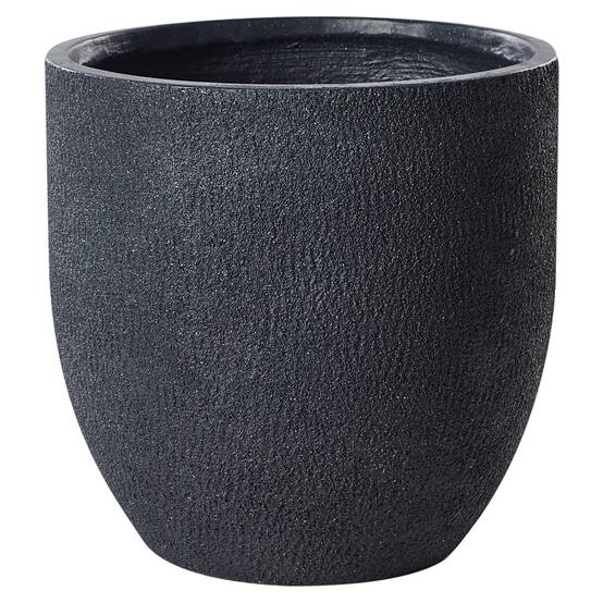 Beliani - Cache-pot d'extérieur Fibre d'argile Gris graphite KANNIA - 46x46x46- Beliani - Image 2