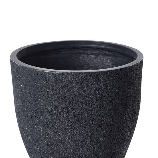 Beliani - Cache-pot d'extérieur Fibre d'argile Gris graphite KANNIA - 46x46x46- Beliani - Image 4