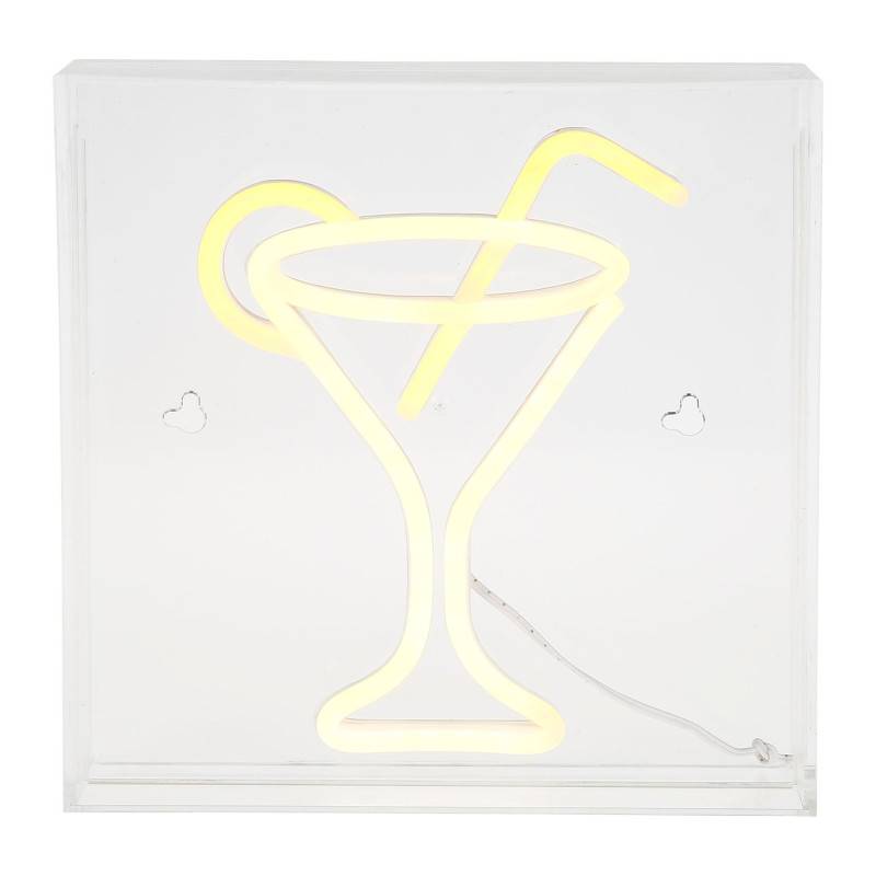 Ostaria - Néon mural USB Verre cocktail Ostaria - Image 2