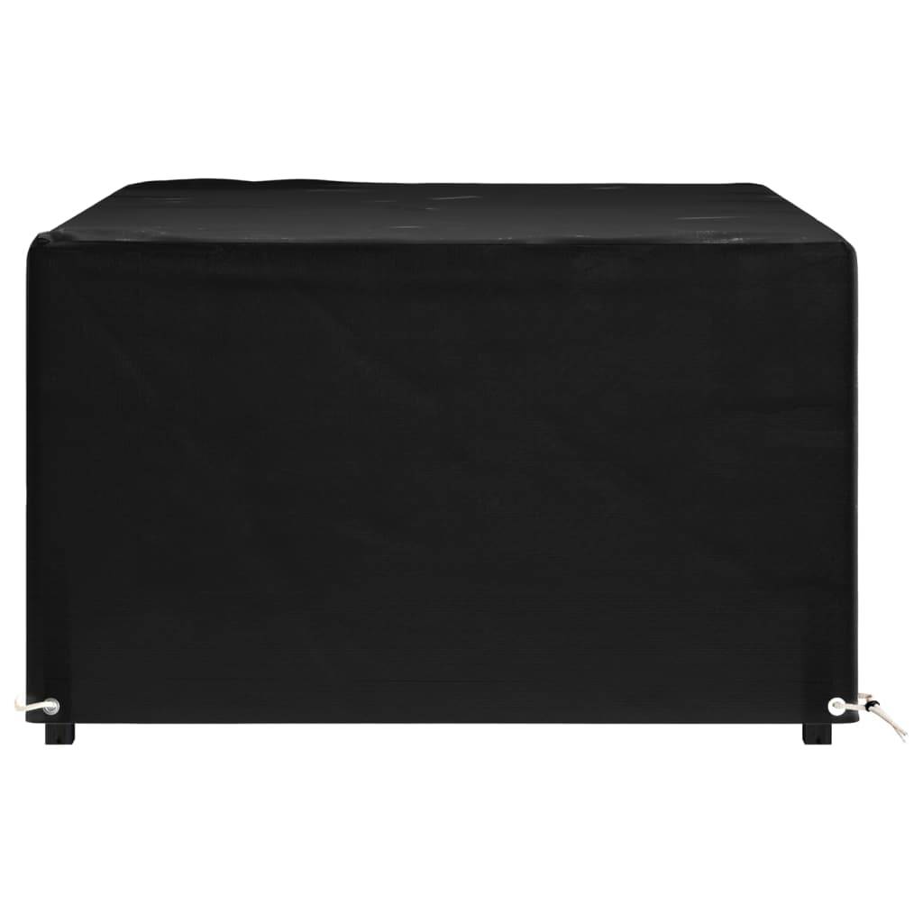 Housse Rectangulaire pour Table de Jardin PE Protection Imperméable Anti-UV Noir 160x120x75 cm – ComfortXL Outdoor Living - Image 5