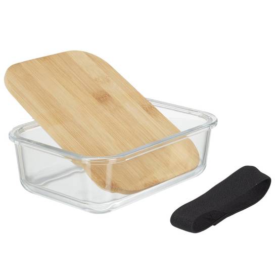 Cook Concept - Boîte de Conservation "Bambou" 17cm Transparent - Image 2