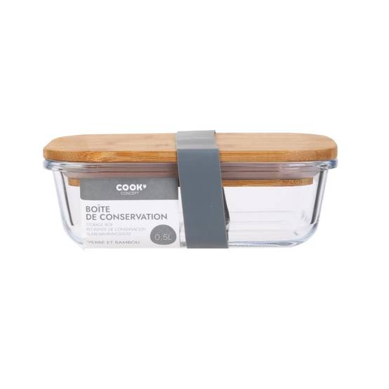 Cook Concept - Boîte de Conservation "Bambou" 17cm Transparent - Image 4