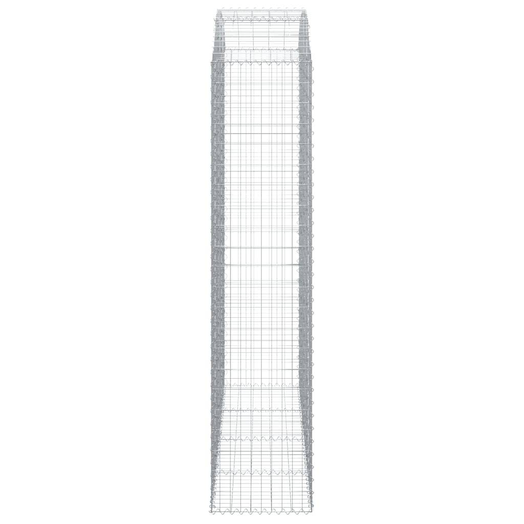 Vidaxl - Panier de gabions arqué 200x50x220/240 cm Fer galvanisé vidaXL 153481 - Image 5