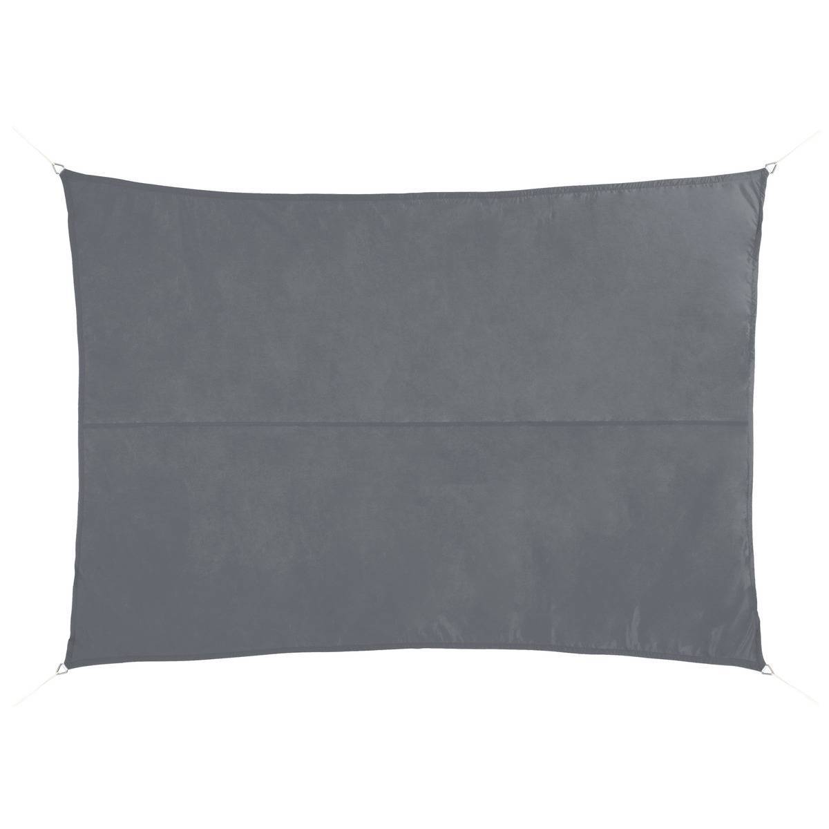 Hesperide - Voile d'ombrage rectangulaire "Shae" ardoise 3x2m en polyester Hespéride - Image 2