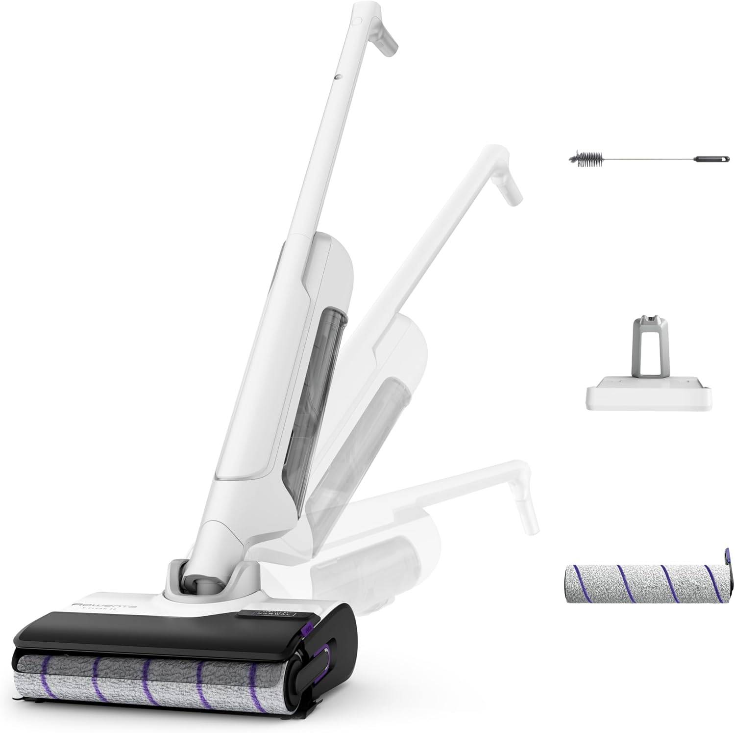 Aspirateur laveur sans fil 200 W avec séchage automatique