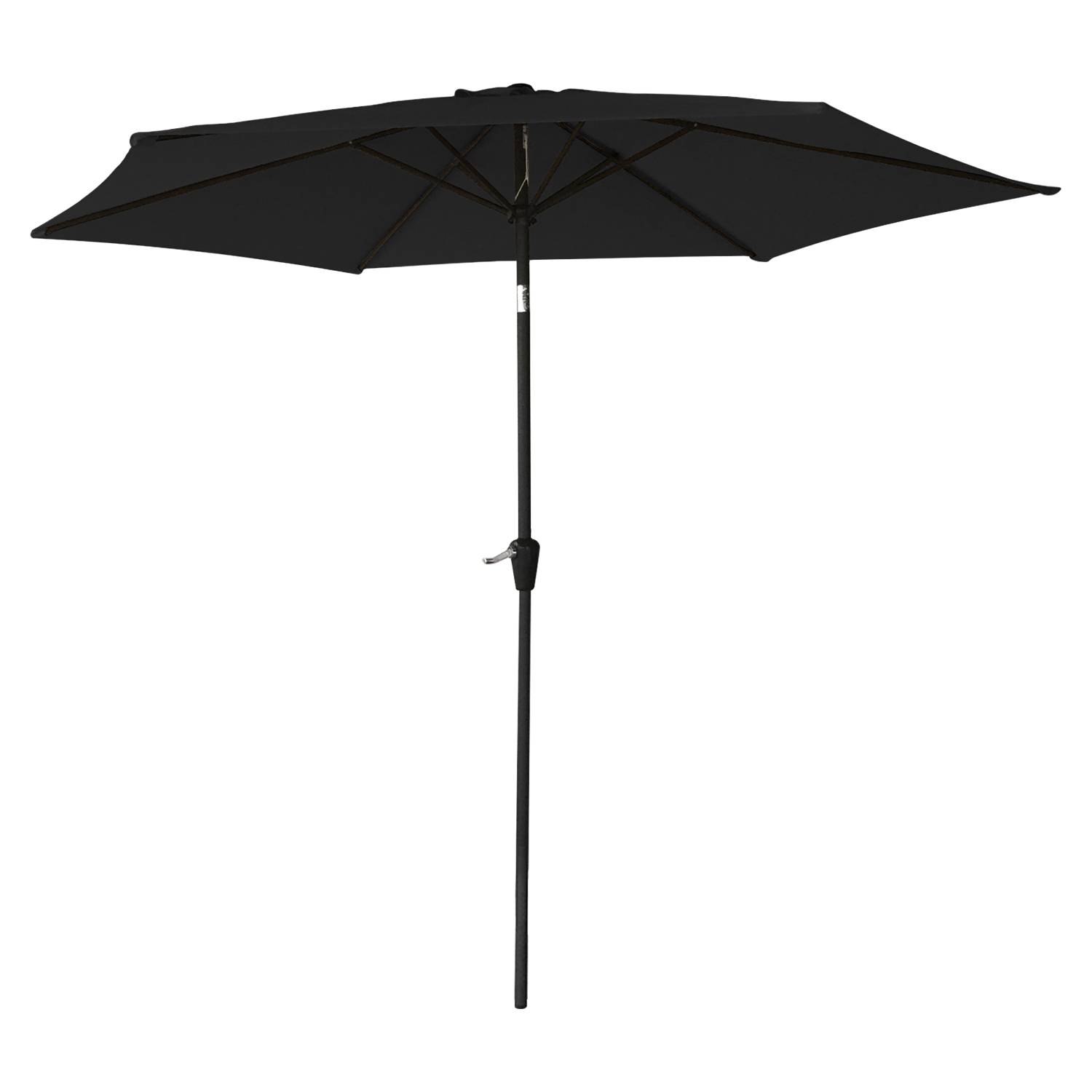 Happy Garden - Toile pour parasol droit HAPUNA rond 2,70m de diamètre noir - HAPPY GARDEN - Image 3