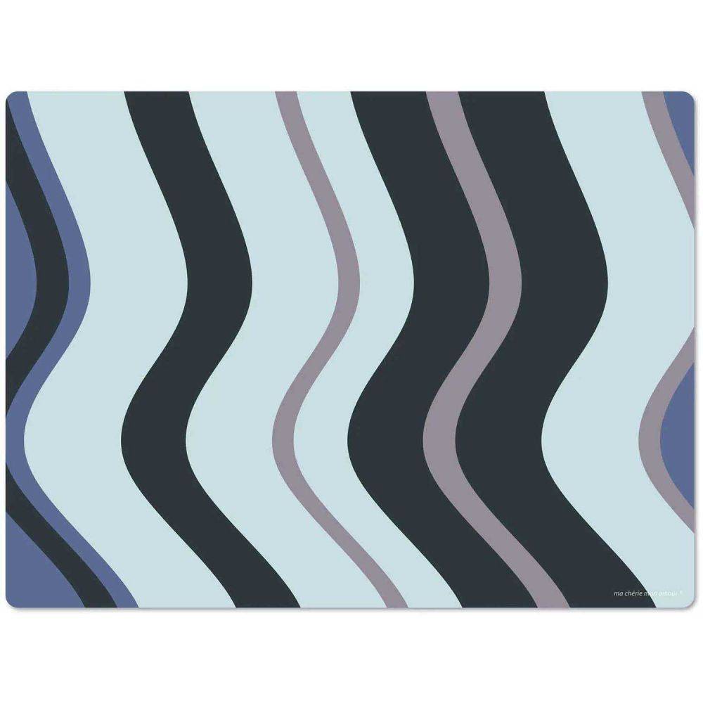 Set de table en vinyle 40 x 30 cm Wave II Lot de 4 sets de table motifs assortis - Image 4
