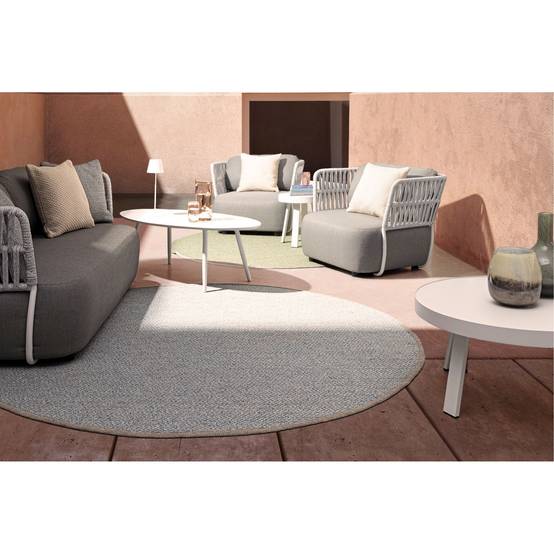Autre - Table basse de jardin ronde en métal D41 - LA BAULE - Image 2