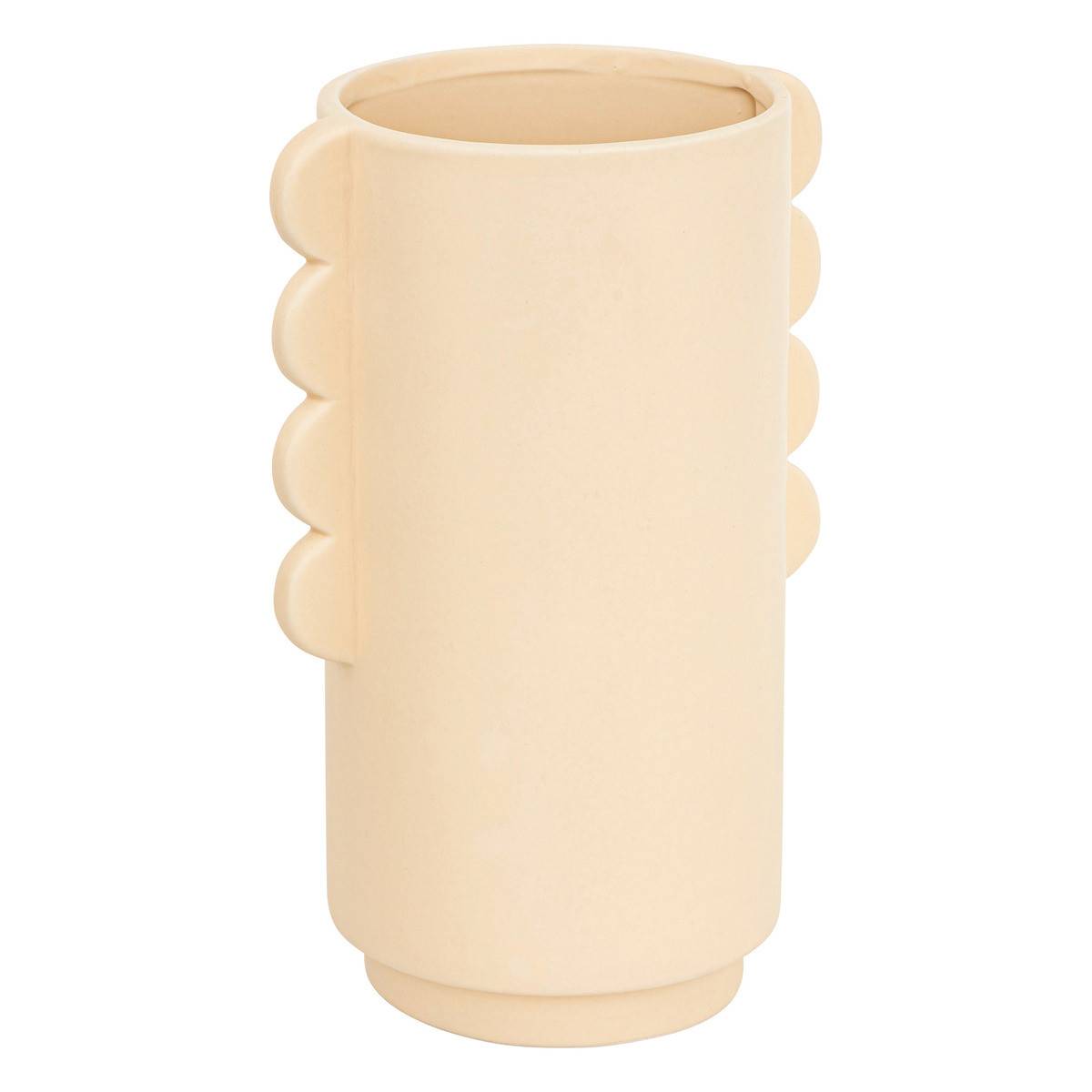 Atmosphera - Vase en céramique mat design moderne H 25.5 cm - Image 1