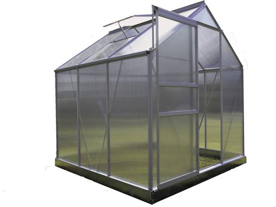 Serre Jardin Polycarbonate "diamant 66" + Base - 3,61m² -habitat Et Jardin - Image 1