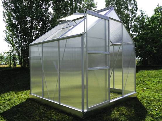 Serre Jardin Polycarbonate "diamant 66" + Base - 3,61m² -habitat Et Jardin - Image 2