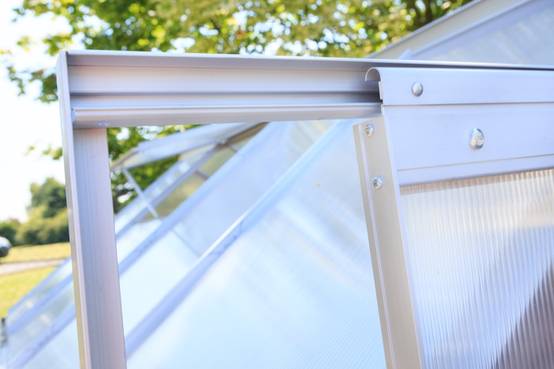 Serre Jardin Polycarbonate "diamant 66" + Base - 3,61m² -habitat Et Jardin - Image 4