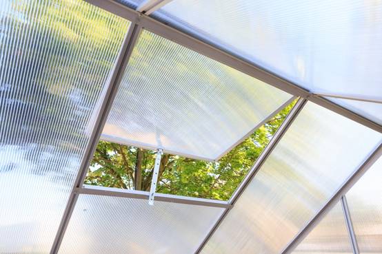 Serre Jardin Polycarbonate "diamant 66" + Base - 3,61m² -habitat Et Jardin - Image 8