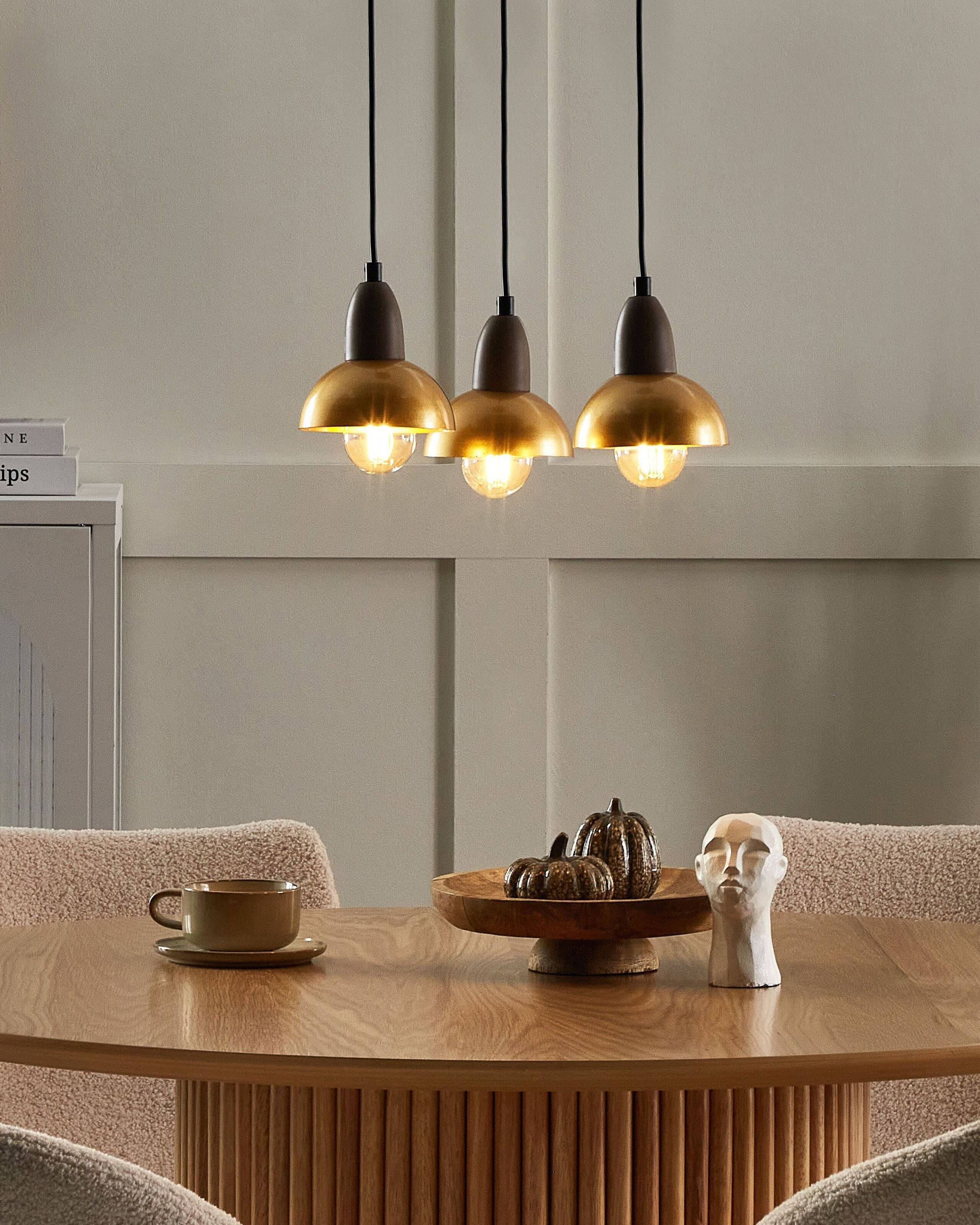 Beliani - Lampe suspension Métal Laiton CASTALY - Beliani - Image 1
