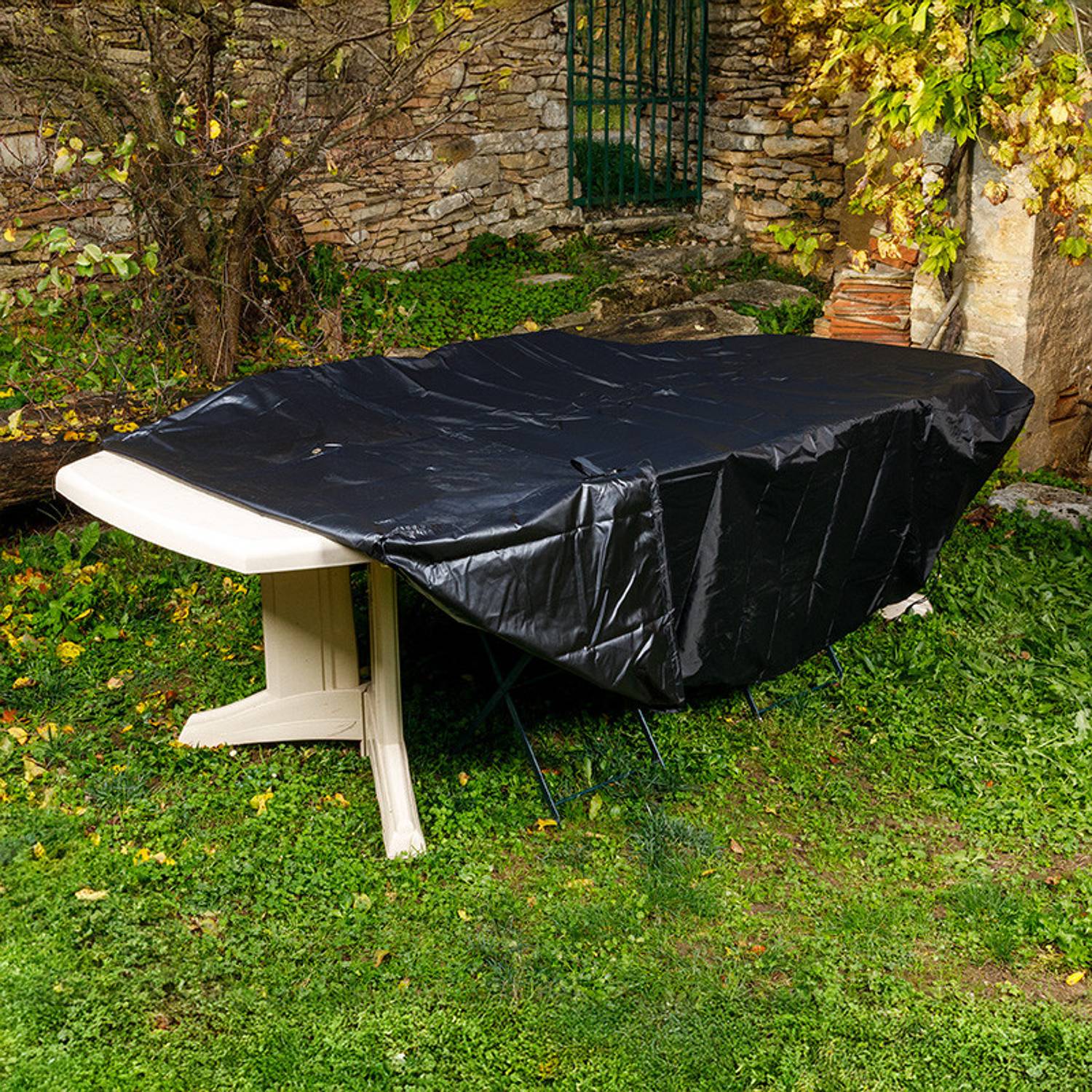 Somagic - Housse L 350 x l 130 x H 65 cm pour salon de jardin - SOMAGIC - Image 2