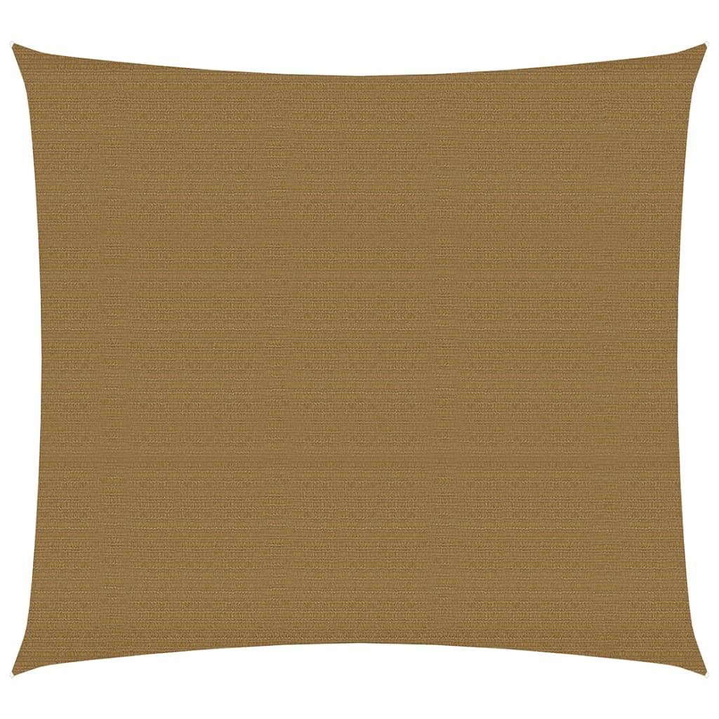 Helloshop26 - Voile d'ombrage 160 g/m² taupe 6 x 6 m PEHD - Image 1