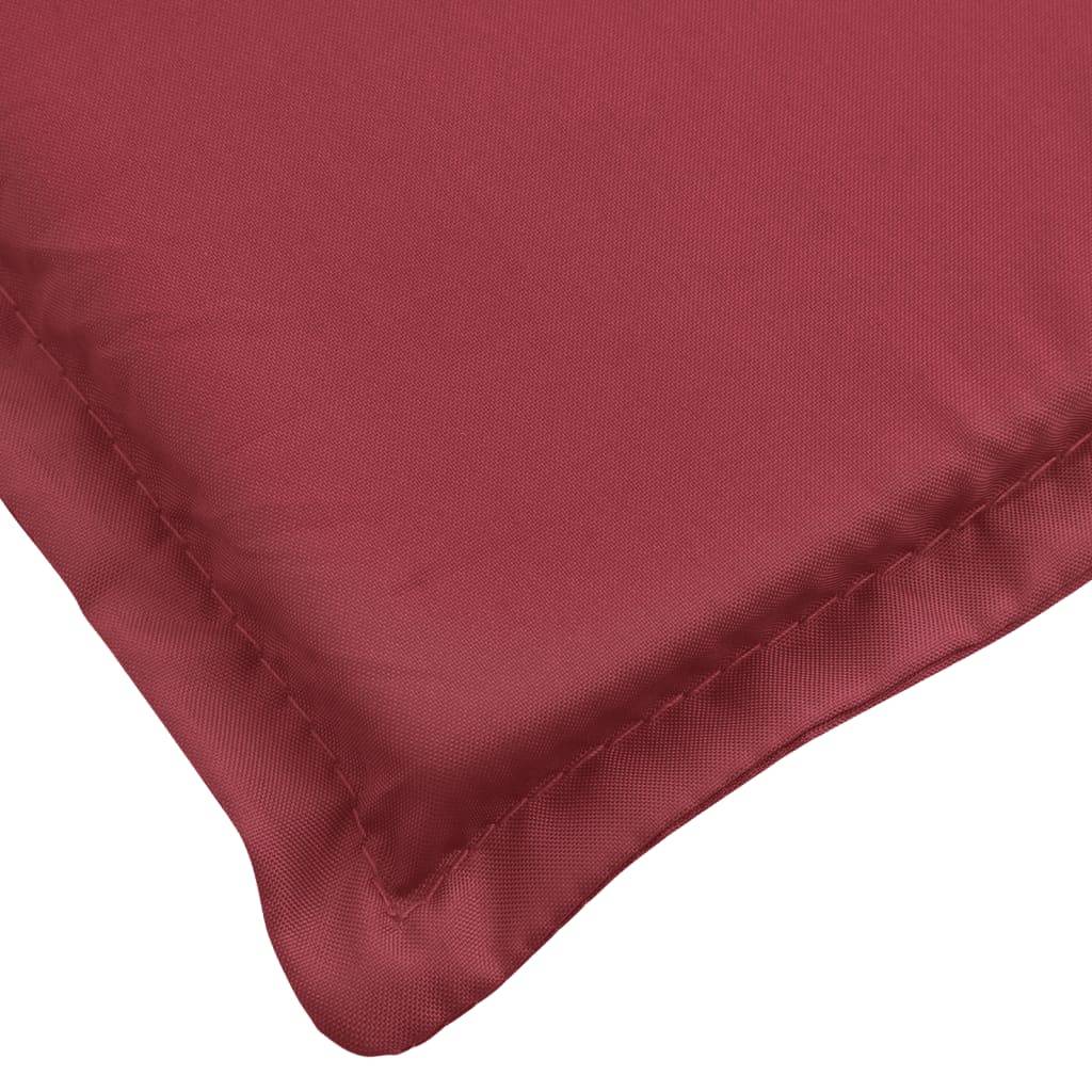 Coussin d'extérieur - Coussin de Bain de soleil - Coussin de Siège pour intérieur et extérieur rouge bordeaux 200x60x3cm tissu oxford MP340 - Image 6