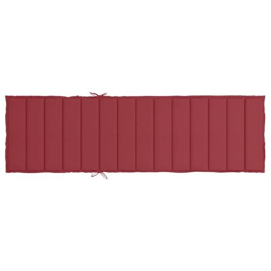 Coussin d'extérieur - Coussin de Bain de soleil - Coussin de Siège pour intérieur et extérieur rouge bordeaux 200x60x3cm tissu oxford MP340 - Image 5