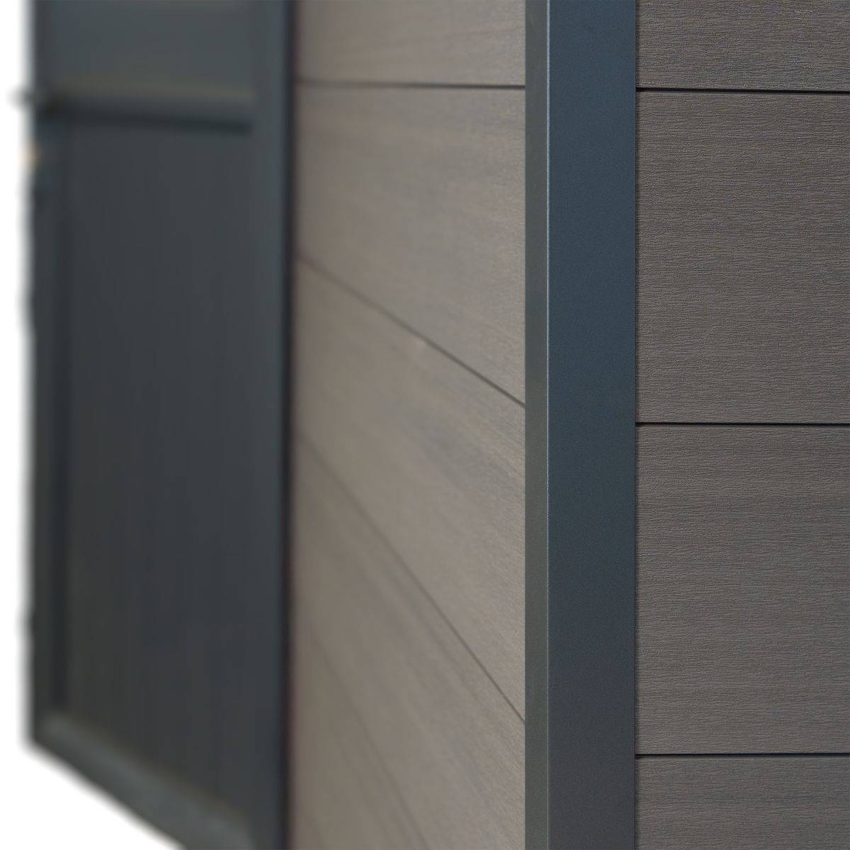 Direct Abris - Abri de Jardin Composite 20m2 Gris ISORA - Cabane de Jardin - Local - Image 10