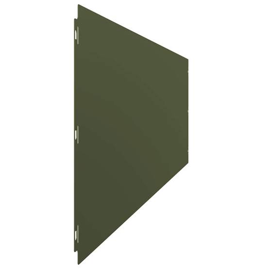 Bordure pelouse acier laminé jardin aménagement flexible 10pcs 25x103cm vert olive - ComfortXL Outdoor Living - Image 6