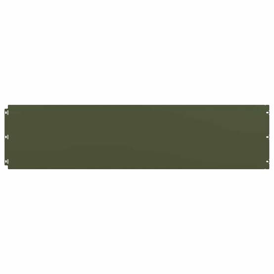 Bordure pelouse acier laminé jardin aménagement flexible 10pcs 25x103cm vert olive - ComfortXL Outdoor Living - Image 3