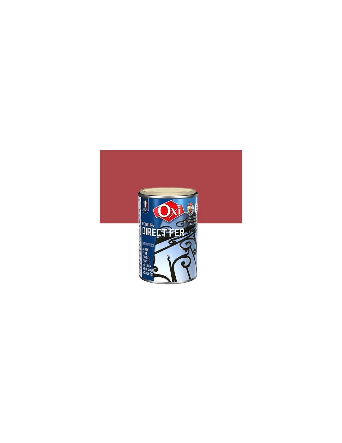 Oxi - Peinture Oxi Direct Fer Rouge Vif 250ml Peinture Antirouille Directe Sur Fer, Couleur Rouge Vif. - Oxi - Image 2