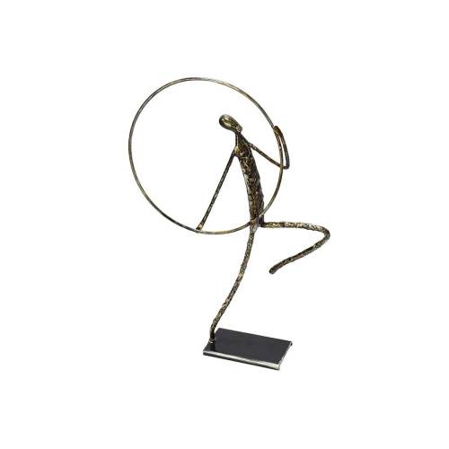 Statuette métal Homme Cerceau - Histoire de Fer MAGNETICLAND - Image 1