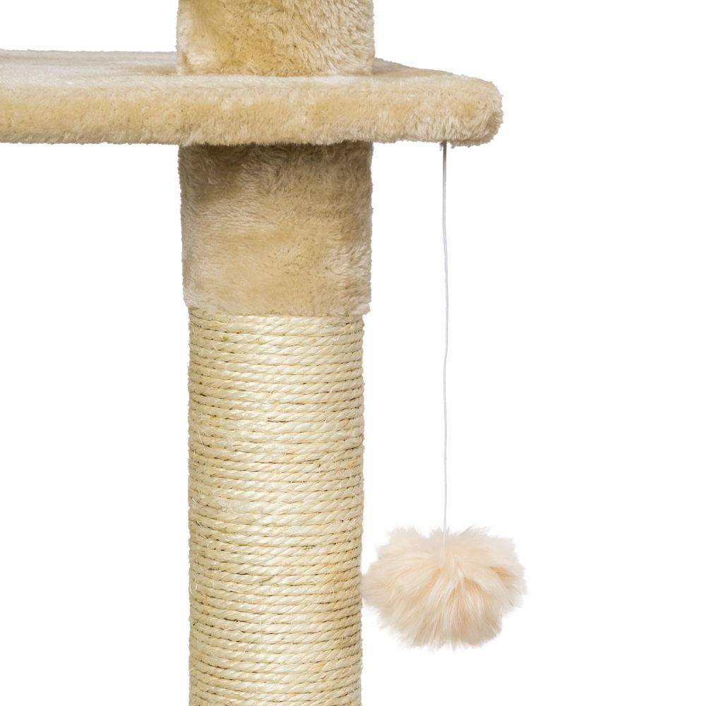 Arbre à chat 260 cm beige/blanc - Image 2