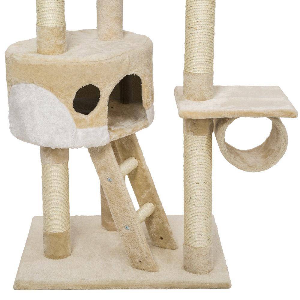 Arbre à chat 260 cm beige/blanc - Image 3