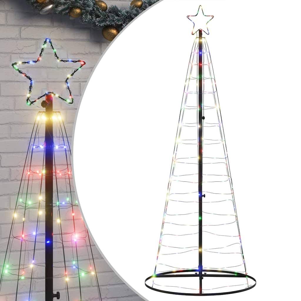 Vidaxl - Sapin de Noël à LED 200 LED colorées 180 cm vidaXL 4016451 - Image 2