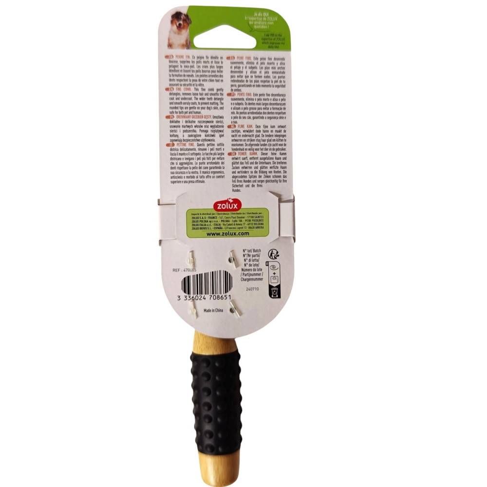 Zolux - Peigne fin 21.5 cm pour chien à poils long - Image 3