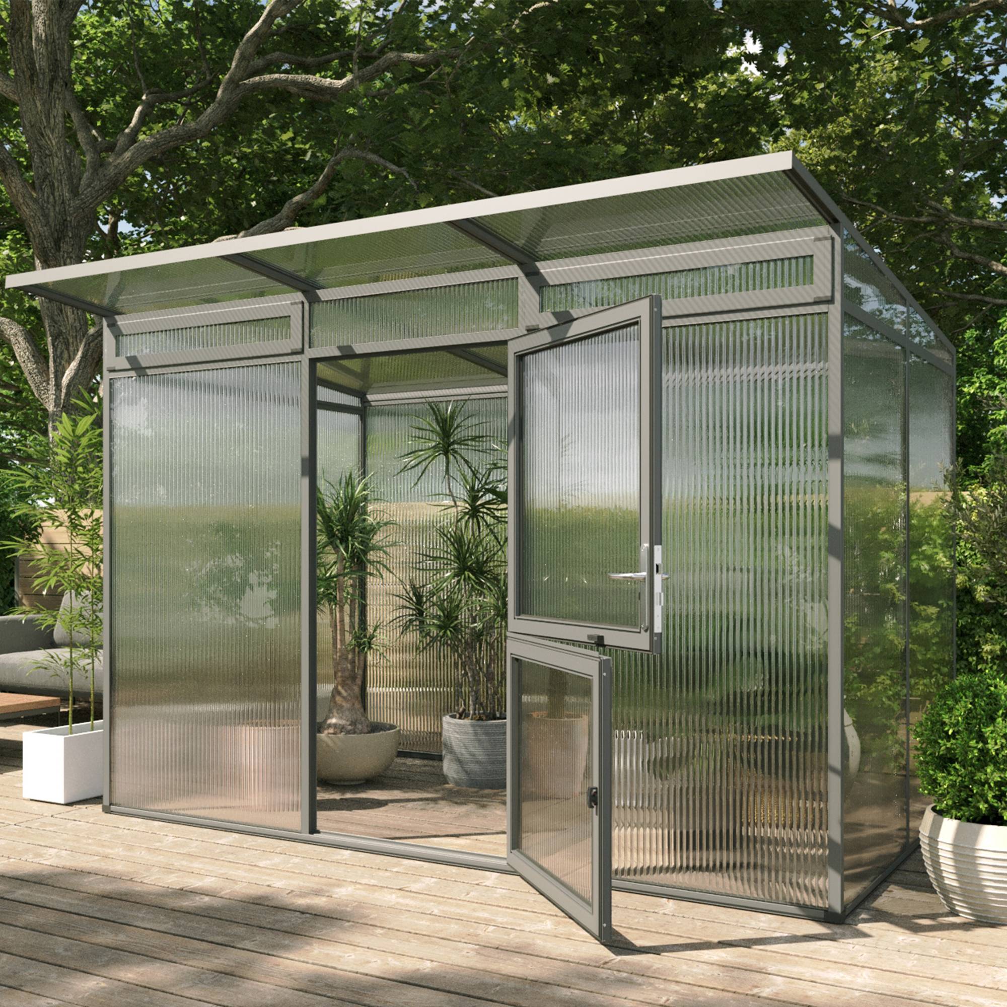 Serre de jardin 6,06m² KGT Santini II, Anthracite - Image 2