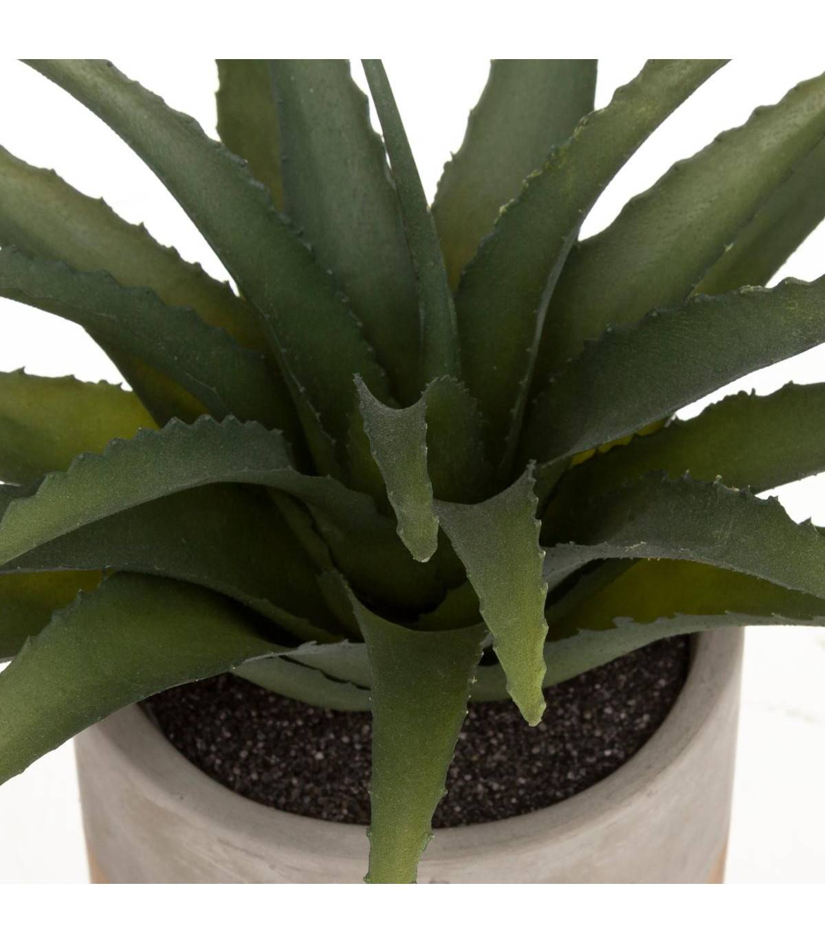 Plante artificielle en pot bicolore D 28 cm - Image 2