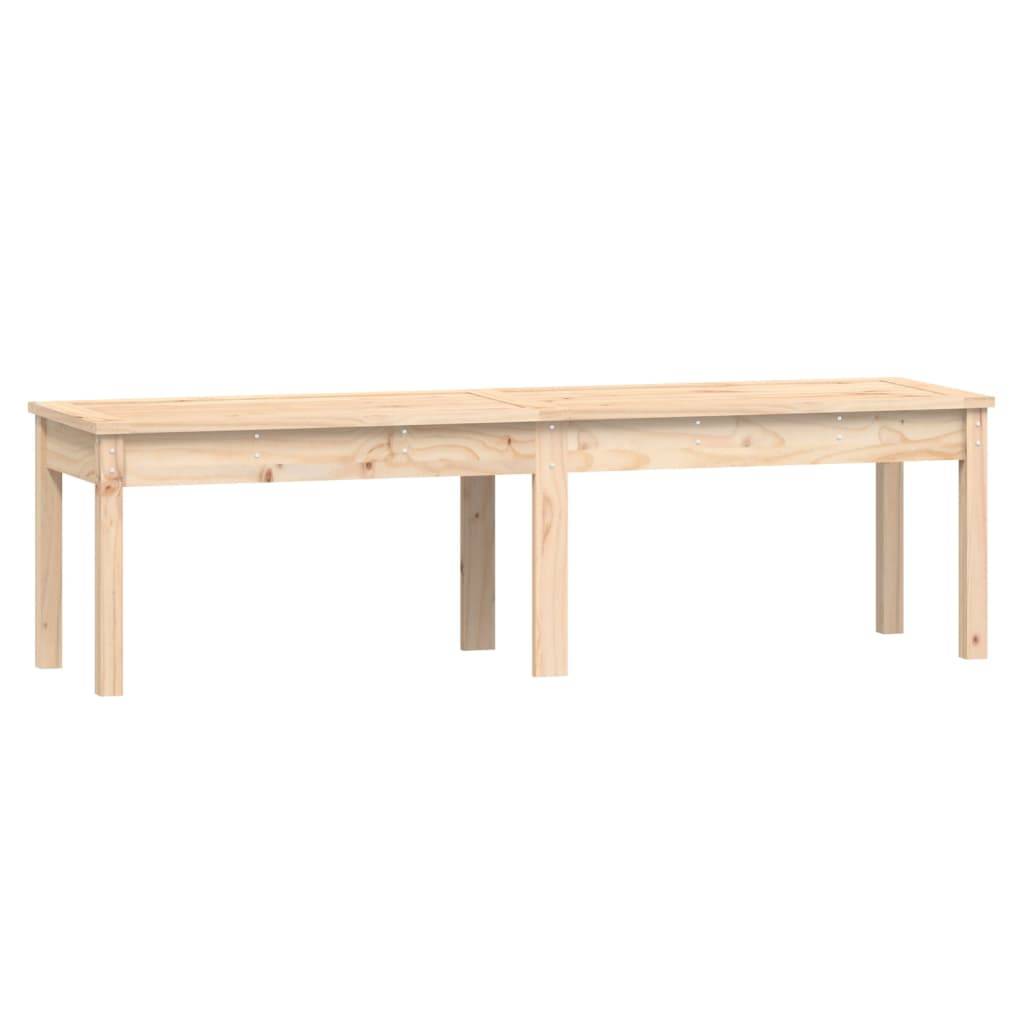 Maison Chic - Banc de jardin - Banc d'extérieur - Banquette à 2 places 159,5x44x45 cm bois massif de pin - Image 1