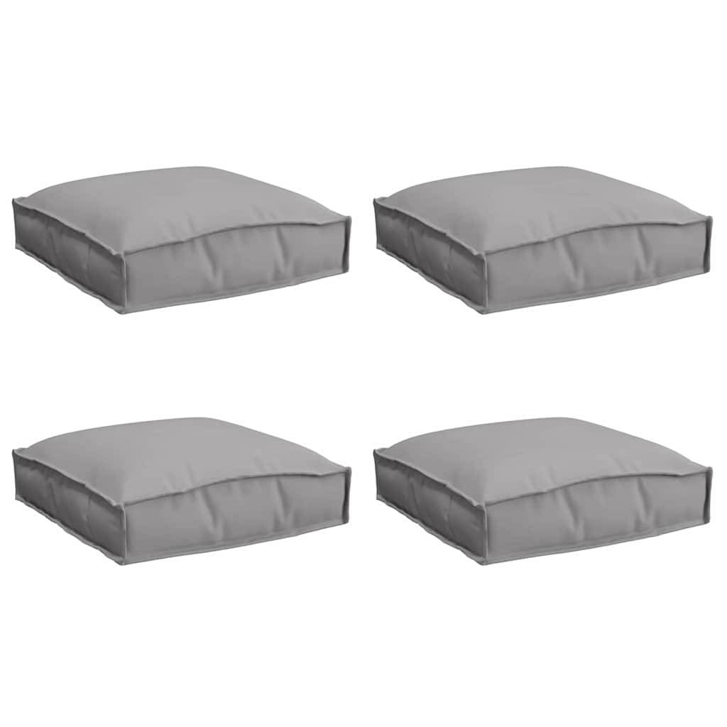 ComfortXL - Lot de 4 Coussins Carrés Tissu Oxford Imperméable pour Chaise de Jardin Gris 40x40x8 cm – ComfortXL Outdoor Living - Image 2