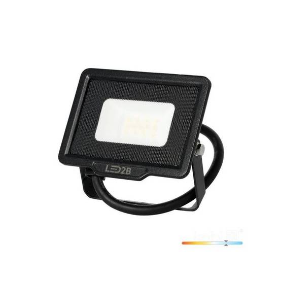 Projecteur LED MH 10W noir 6500K IP65 blanc froid - Image 2