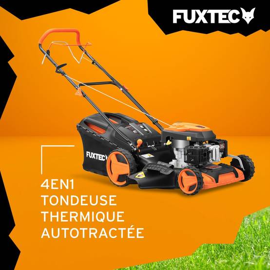 FUXTEC - Tondeuse thermique autotractée 196 cm³ coupe 51 cm bac 60L 6 CV - Fuxtec - Image 5